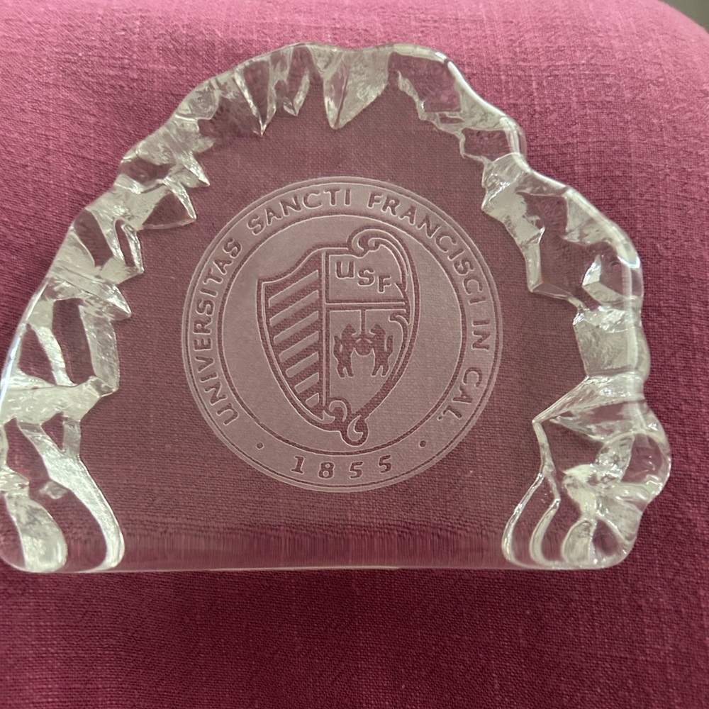 University of San Francisco Crystal decor